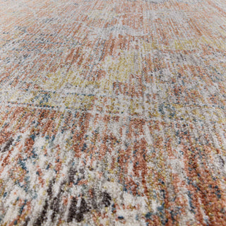 Jasper traditional rug in red, detail of the antique-inspired pattern