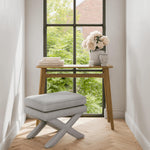 kady slim oak console table