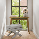 kady slim oak console table