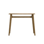 kady slim console table oak 