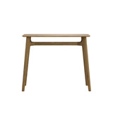 kady slim console table oak 