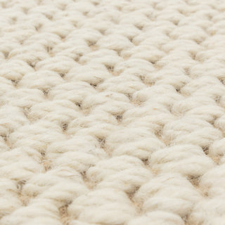 Korra Double Loop rug in cream and linen, loop pile detail