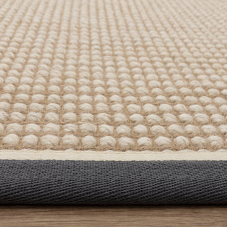 Korra Loop rug in slate and cream, texture detail