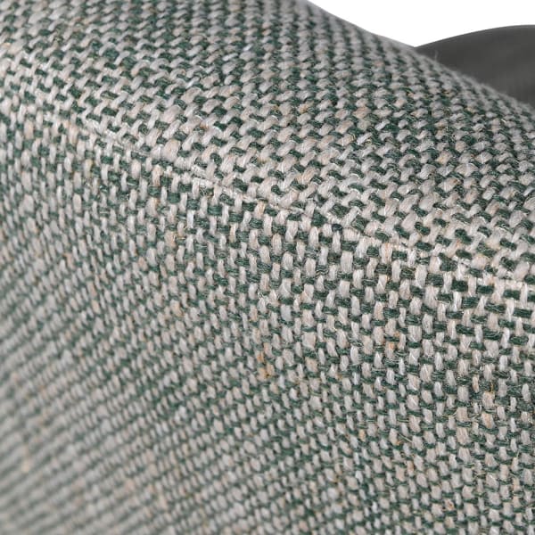 Indulge in the luxurious comfort of the Kristin Open Back Dining Chair, crafted with a woven textured fabric in a soft cream hue with subtle hints of moss green. Elevate your dining experience with this sophisticated and exclusive piece.