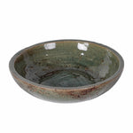 Kyoto Green Glazed Terracotta Bowl Top View