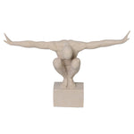 Natural Stone Effect Man Statue