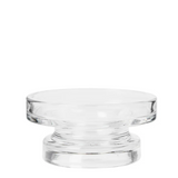 Minimalist glass candleholder for home décor