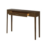 Newport Brown Oak Console Table