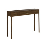 Newport Brown Oak Console Table