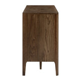 Newport Four Door Brown Fluted Sideboard