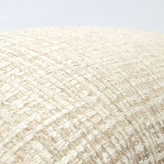 Close detail of the Cranborne fabric and velvet piping