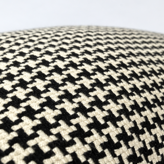 Close detail of the Harewood houndstooth weave