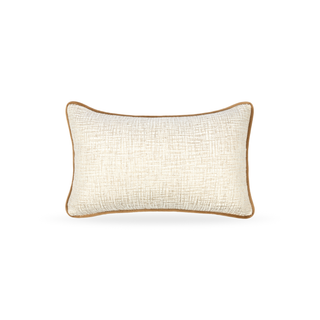 Cranborne pearl rectangle cushion shown front on