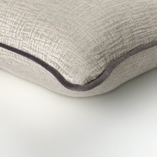 Cranborne pearl rectangle cushion seen at an angle