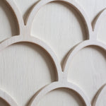 exquisite Scallop Edged Sideboard, crafted from Alder wood