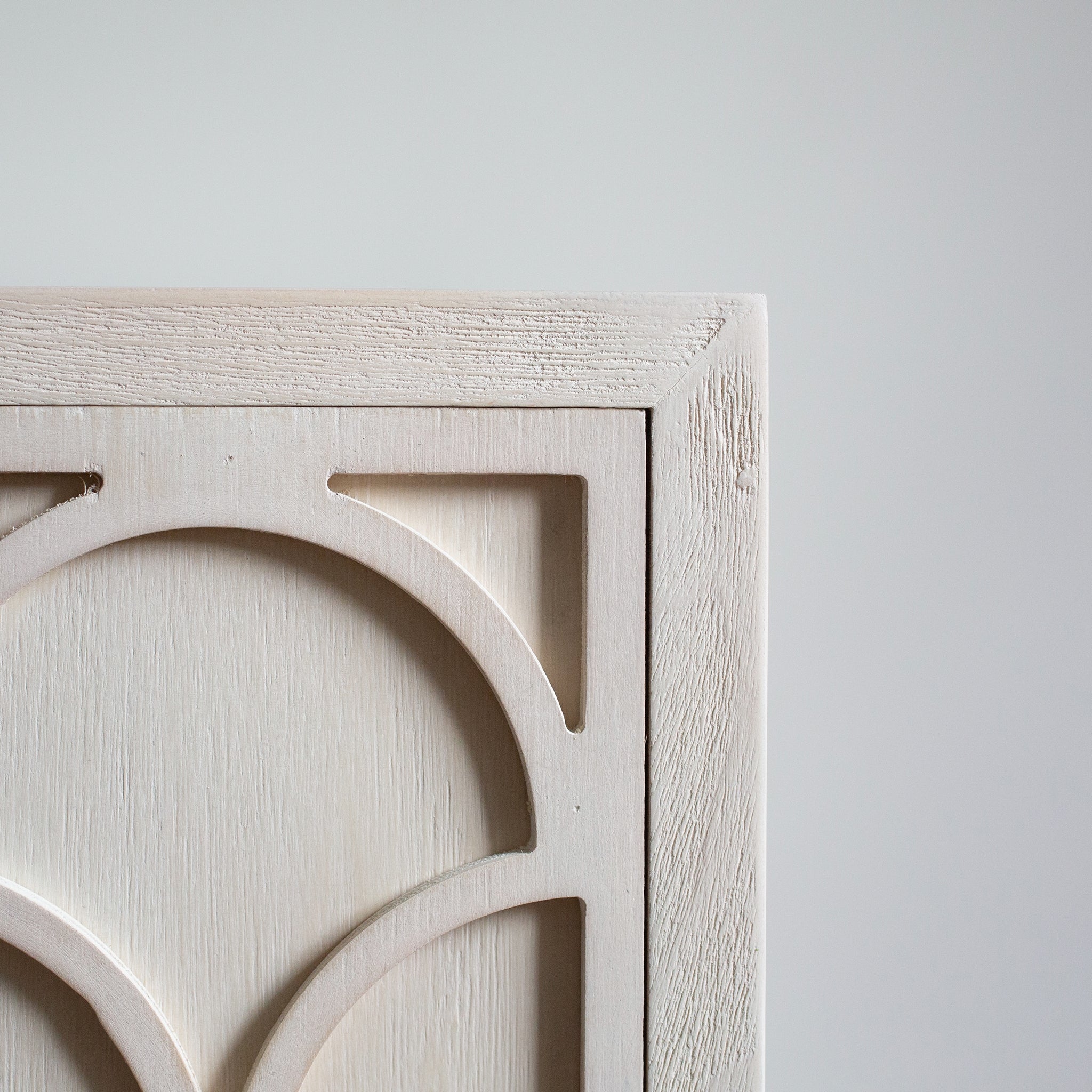 exquisite Scallop Edged Sideboard, crafted from Alder wood