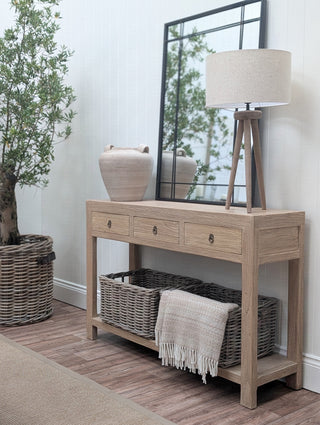 Abingdon Elm Console Table