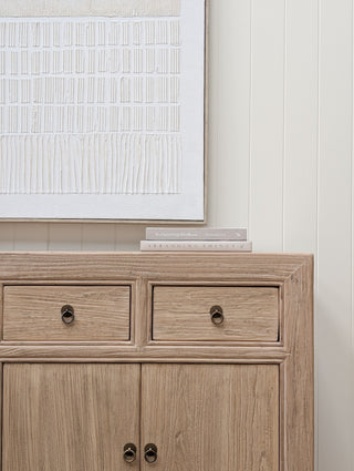 Abingdon Four Door Elm Cabinet