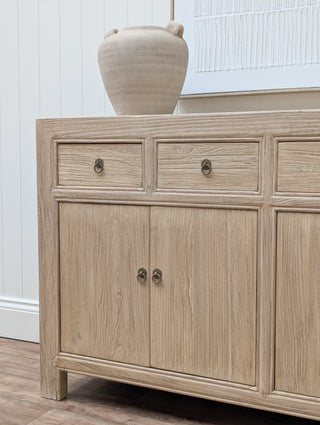 Abingdon Four Door Elm Cabinet