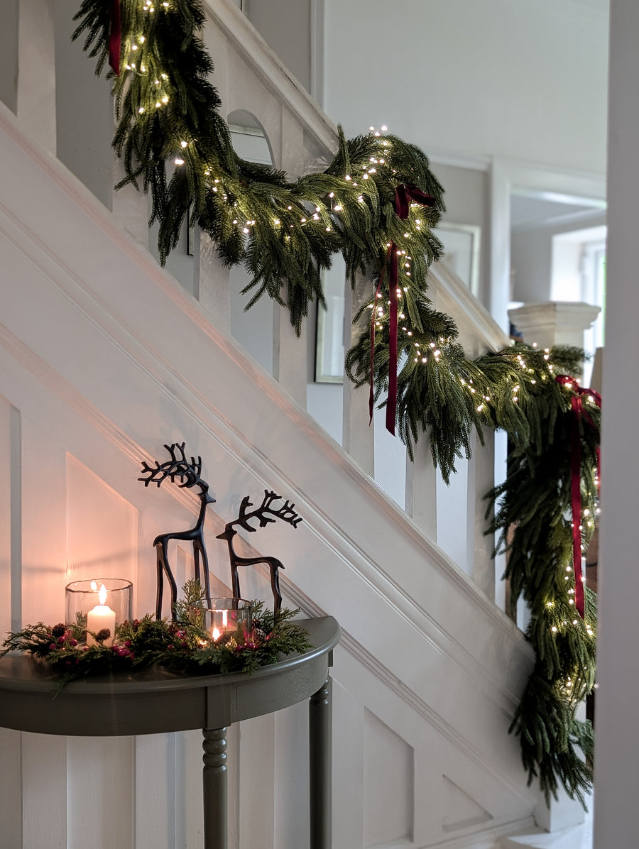 Real Touch Mixed Evergreen Garland (183cm)