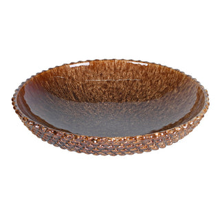 Pinecone bowl showing its 32cm width