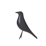 Polyresin black bird Halloween decoration in matte finish available in two sizes