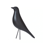 Polyresin black bird Halloween decoration in matte finish available in two sizes