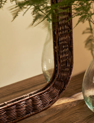 Rattan Mirror