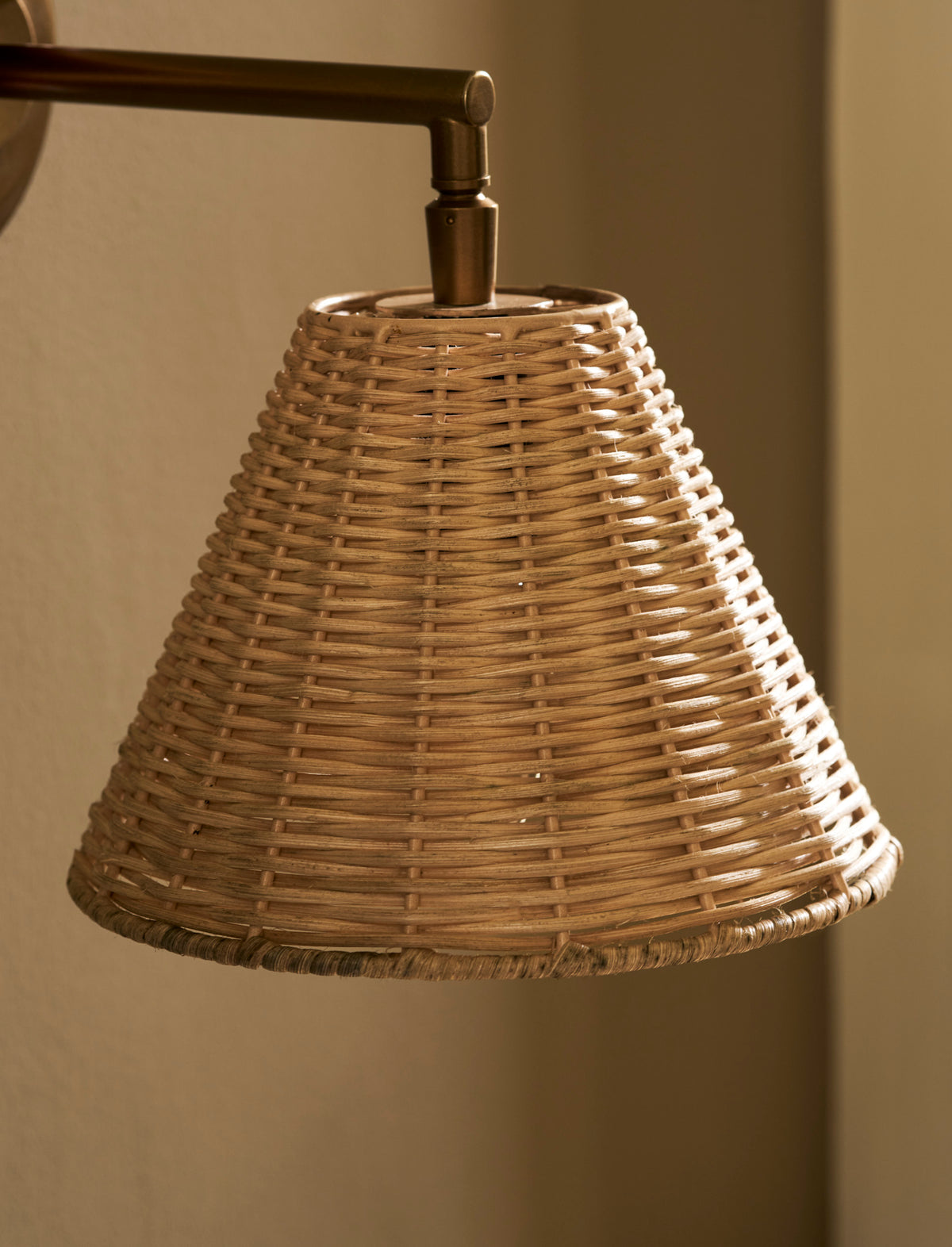 Rattan Wall Light