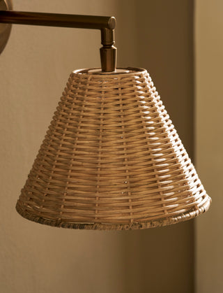 Rattan Wall Light