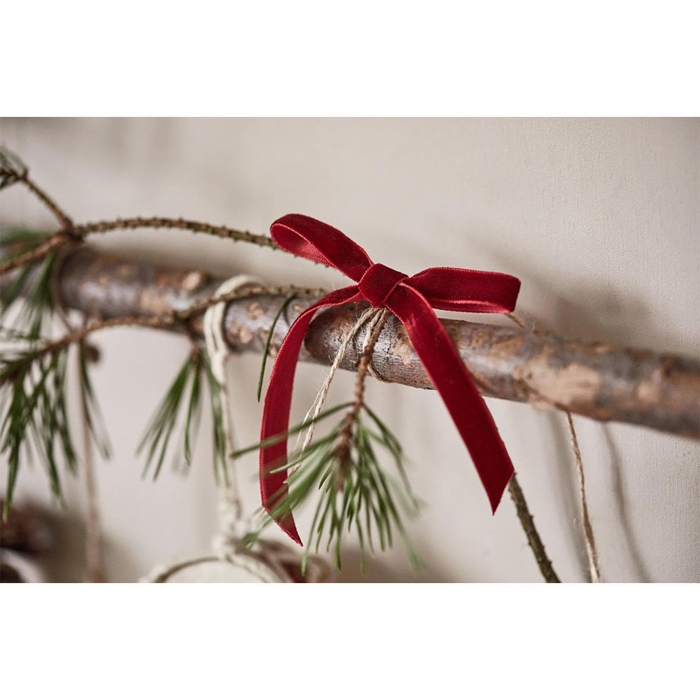 Crimson Red Velvet Ribbon | 1.5cm x 10m Roll