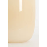 Rosa Cream Glass Statement Vase