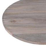 Charles Ted Ash Wood Pizza Board Round Wooden Pizza Serving and Cutting Board with Handle