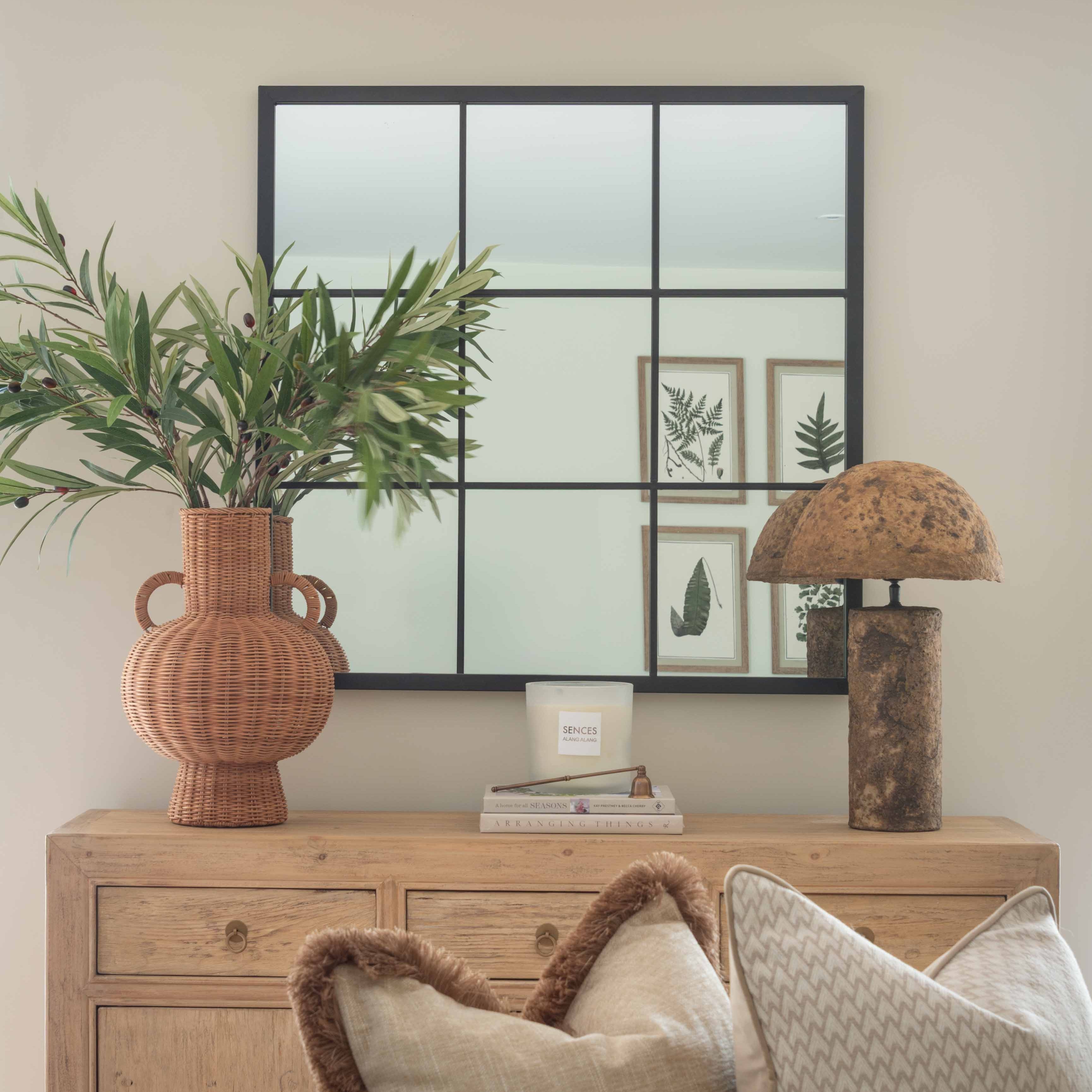 Illuminate your space with the unique charm of this rustic papier-mâché table lamp, handcrafted to bring natural texture and eco-conscious style into your home. Featuring a sculptural dome-shaped shade and a cylindrical base, this lamp showcases the organic beauty of papier-mâché craftsmanship with its earthy, weathered finish. Perfect for bohemian, minimalist, or rustic interiors, it adds a warm, ambient glow to bedroom nightstands, entryway consoles, or living room side tables.