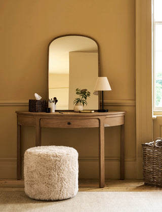 Sherborne Bayur wood console table with drawer