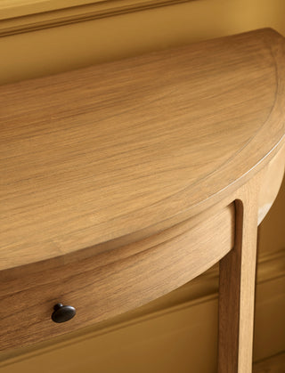 Sherborne Bayur wood console table with drawer, view 2