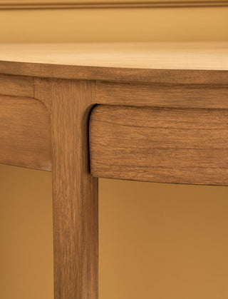 Sherborne Bayur wood console table with drawer, view 5