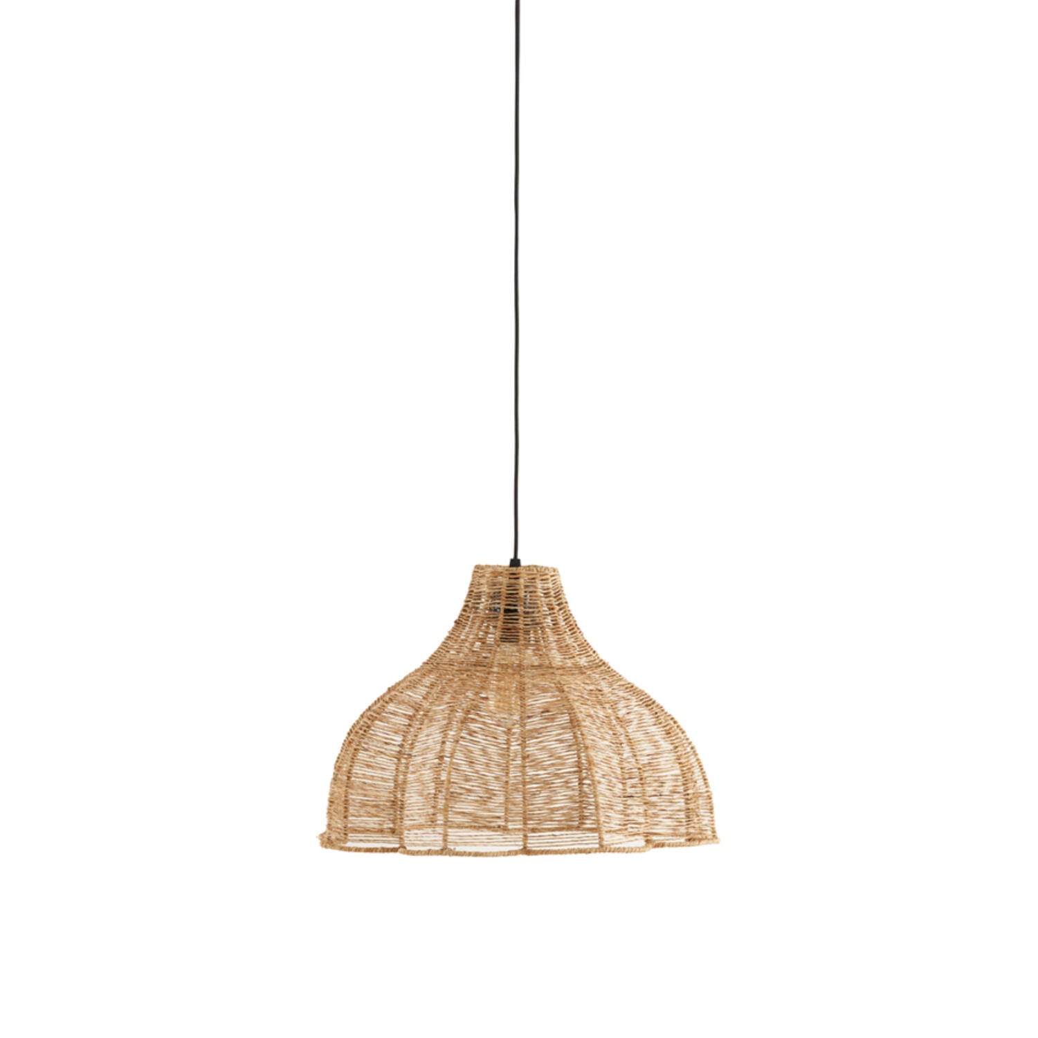 Scallop Edge Jute Lampshade