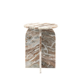 Charles Ted Arcus Marble Side Table | Natural