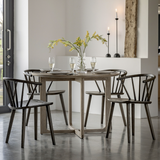 Charles Ted Alani  Round Dining Table | Smoked Oak