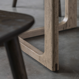 Charles Ted Alani  Round Dining Table | Smoked Oak