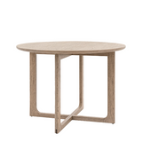 Charles Ted Alani  Round Dining Table | Smoked Oak