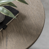 Charles Ted Alani Side Table | Smoked Oak