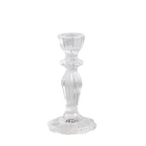 Charles Ted Decorative Glass Candlestick | Available in Two Sizes