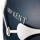 Charles Ted Thomas Kent Arabic Ink Blue Wall Clock 20 Inch