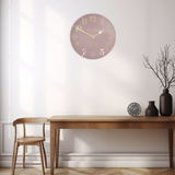 Charles Ted Arabic Blush Pink Wall Clock 20 Inch