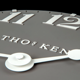 Charles Ted Thomas Kent Arabic Dolphin Grey Wall Clock 20 Inch