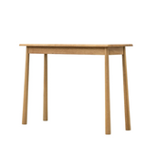 Charles Ted Edmund Solid Oak Console Table Minimal Wooden Hallway Table