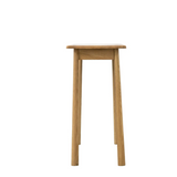 Charles Ted Edmund Solid Oak Console Table Minimal Wooden Hallway Table