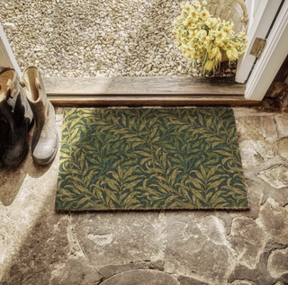 Morris & Co Willowbough printed coir doormat